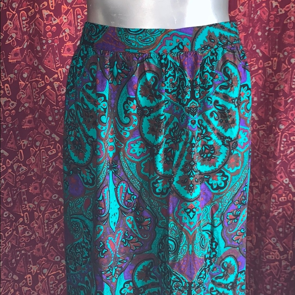 Vintage Paisley Skirt